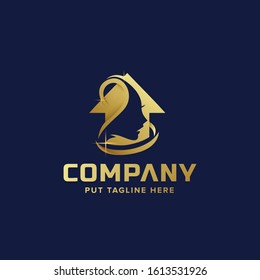 Premium luxury Abstract beauty feminine logo for company