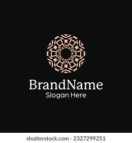Premium-und Luxus-abstrakte Ziermuster mandala modernes Logo