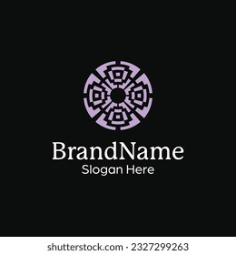 premium and luxury abstract ornamental pattern mandala modern logo