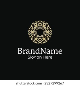 premium and luxury abstract ornamental pattern mandala modern logo
