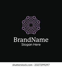 premium and luxury abstract ornamental pattern mandala modern logo