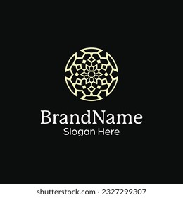 premium and luxury abstract ornamental pattern mandala modern logo