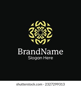 Premium-und Luxus-abstrakte Ziermuster mandala modernes Logo