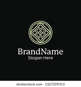 premium and luxury abstract ornamental pattern mandala modern logo