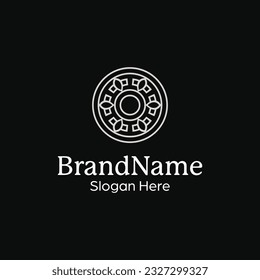 premium and luxury abstract ornamental pattern mandala modern logo