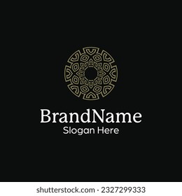 premium and luxury abstract ornamental pattern mandala modern logo