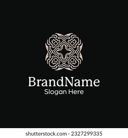 premium and luxury abstract ornamental pattern mandala modern logo