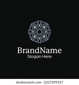premium and luxury abstract ornamental pattern mandala modern logo