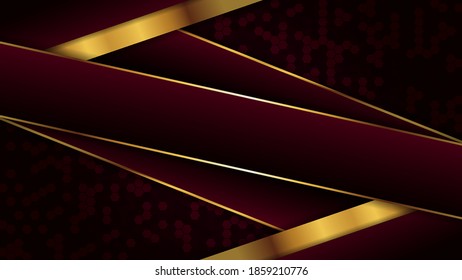 Premium luxury background with gold color on edge. Vector background. Eps10