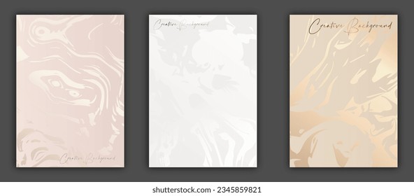 Un entorno de lujo de primera calidad. Un conjunto de plantillas para la portada, el afiche, el afiche, el folleto y las impresiones. Ilustración colorida para el diseño creativo y las ideas creativas