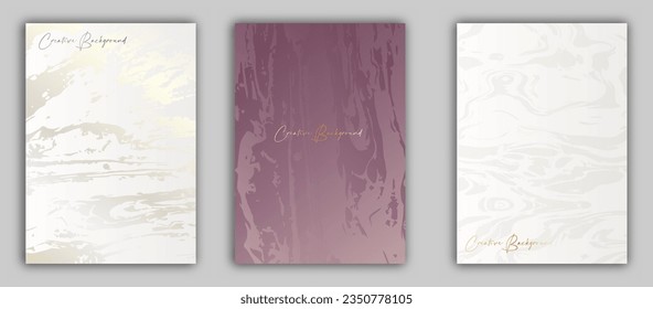 Premium-luxuriöser Hintergrund. Eine Reihe von Vorlagen für Cover, Poster, Poster, Broschüren und Drucke. Farbige Illustration für kreatives Design und kreative Ideen