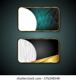 Premium Luxury cards,Retro Backgrounds.blank for message or text.polygon.