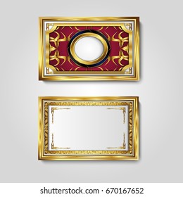 Premium Luxury cards,Retro Backgrounds.blank for message or text.