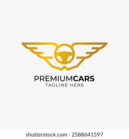 premium luxury cars logo design 