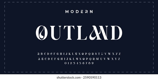 Premium luxury elegant alphabet letters and numbers. Elegant wedding typography classic serif font decorative vintage retro. Creative vector illustration
