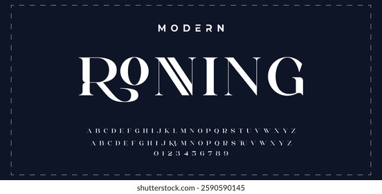 Premium luxury elegant alphabet letters and numbers. Elegant wedding typography classic serif font decorative vintage retro. Creative vector illustration