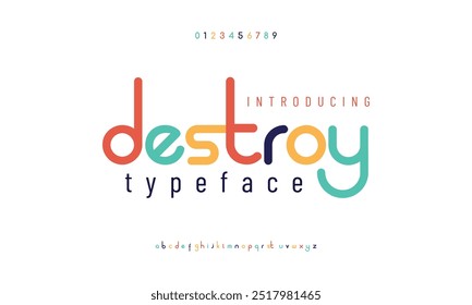 Premium luxury elegant colorful alphabet letters and numbers. Elegant wedding typography classic serif font decorative vintage retro. Creative vector illustration