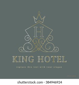 PREMIUM LUXURY INITIAL VECTOR LOGO DESIGN