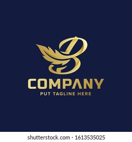 Premium luxury letter initial b logo Template for company