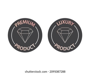 ilustración vectorial de logotipo premium y de lujo
