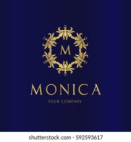 Premium luxury logo. Vector illustration