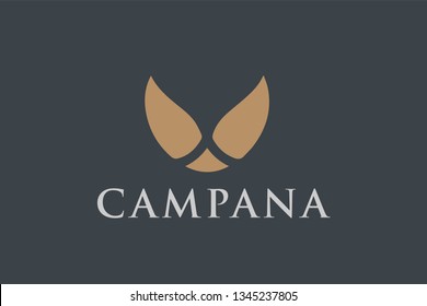 Premium luxury lotus flower logo. Elegant ornament logo template. Universal ornament design