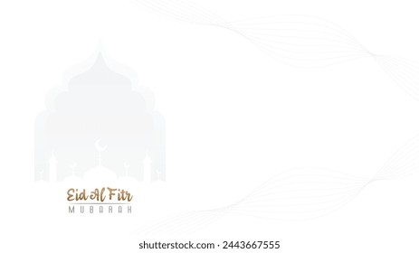 Diseño vectorial de lujo premium saludos celebrando el Eid al-Fitr para los musulmanes de todo el mundo	