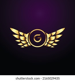 Premium lujo Vector oro elegante y letra Letra G Plantilla para el logotipo de la empresa con elemento monográfico 3d Diseño
