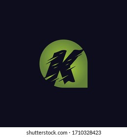 Premium Luxury Vector K Letter Logo.Beautiful Minimalist Logotype design for branding,Elegant identity design.