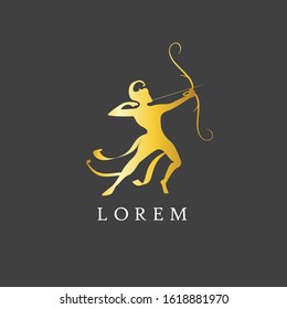 Premium and luxury vector logo element simple brand identity Abstract emblem, design concept, logo, logotype element for template.