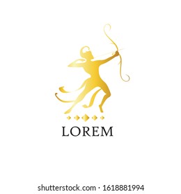 Premium and luxury vector logo element simple brand identity Abstract emblem, design concept, logo, logotype element for template.