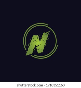 Premium Luxury Vector N Letter Logo.Beautiful Minimalist Logotype design for branding,Elegant identity design.