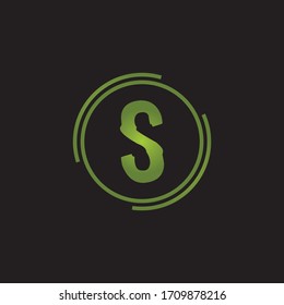 Premium Luxury Vector S Letter Logo.Beautiful Minimalist Logotype design for branding,Elegant identity design.
