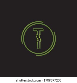 Logotipo de carta tipo vector T de lujo de primera calidad.Bonito diseño de logotipo minimalista para marca,Diseño de identidad elegante.
