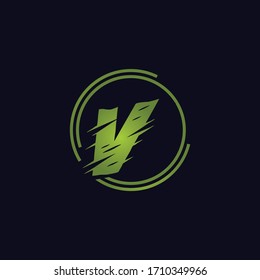 Premium Luxury Vektorillustration V Letter Logo.Schönes minimalistisches Logotypdesign für Branding,Elegantes Identitätsdesign.