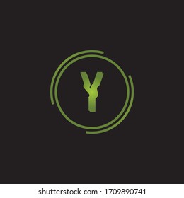 Premium Luxury Vector Y Letter Logo.Beautiful Minimalist Logotype design for branding,Elegant identity design.
