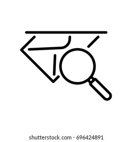 Premium mail icon or logo in line style. High quality sign and symbol on a white background. Vector outline pictogram for infographic, web design and app development.