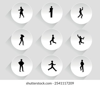 Premium Man Icon Arte vectorial 