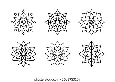 Premium Mandala Line Art Vector Bundle – Download Now