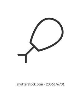 Premium meat line icon for app, web and UI. Vector stroke sign isolated on a white background. Outline icon of meat in trendy style.