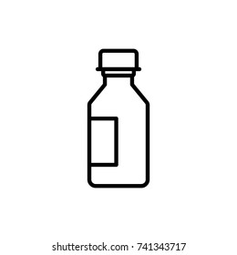 Premium medication icon or logo in line style. High quality sign and symbol on a white background. Vector outline pictogram for infographic, web design and app development.