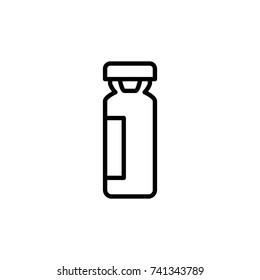 Premium medication icon or logo in line style. High quality sign and symbol on a white background. Vector outline pictogram for infographic, web design and app development.