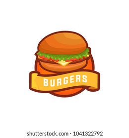 premium, menu, restaurant, retro, ribbon, meat, meal, isolated, label, logo, lunch, sandwich, shape, trendy, template, vector, vintage, white, tasty, symbol, shop, sign, snack, sticker, identity, icon