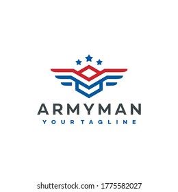 Premium Military Logo Design Template