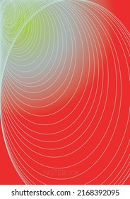 Diseño de afiches de vectores geométricos mínimos premium con líneas y círculos coloridos gradientes. Colección de fondos abstractos para portadas, volantes, plantillas, folletos, tarjetas, folletos, promoción de marca, etc.