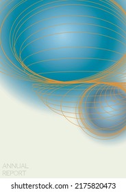 Diseño de afiches de vectores geométricos mínimos premium con líneas y círculos coloridos gradientes. Conjunto de fondos abstractos para portadas, volantes, plantillas, folletos, tarjetas, folletos, promoción de marca, etc.