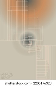 Premium Minimal Geometric Vector Poster Design with Lines and Gradient Colorful Circles. Collection of Abstract Backgrounds for Covers, Flyers, Templates, Booklets, Cards, Brochures, Branding, etc.