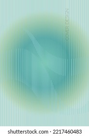 Diseño de afiches de vectores geométricos mínimos premium con líneas y círculos coloridos gradientes. Conjunto de fondos abstractos para portadas, volantes, plantillas, folletos, tarjetas, folletos, promoción de marca, etc.