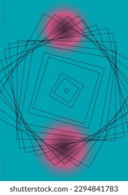 Premium Minimal Geometric Vector Poster Design with Lines and Gradient Colorful Circles. Set of Abstract Backgrounds for Covers, Flyers, Templates, Booklets, Cards, Brochures, Branding, etc.