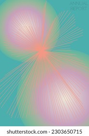 Premium Minimal Geometric Vector Poster Design with Lines and Gradient Colorful Circles. Set of Abstract Backgrounds for Covers, Flyers, Templates, Booklets, Cards, Brochures, Branding, etc.